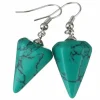 Korvakorut, NATURE COLLECTION | Pendulum Howlite Earrings in Turqoise