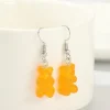Korvakorut, Orange Gummy Bear -kellertävät nallekarkki korvakorut