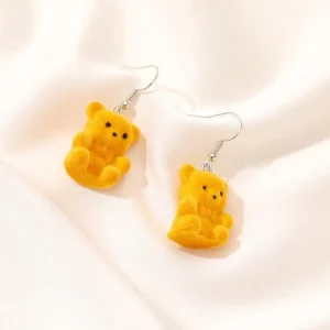 Korvakorut, Orange Teddy Bear -oranssit nallekorvakorut