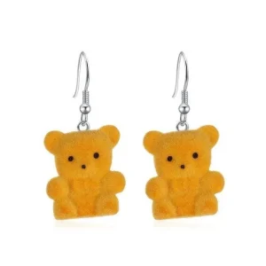 Korvakorut, Orange Teddy Bear -oranssit nallekorvakorut