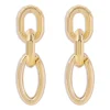 Korvakorut, PAPARAZZI | Chunky Oval Gold Chain Earrings