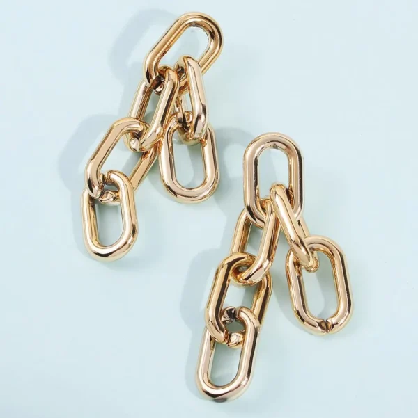 Korvakorut, PAPARAZZI | Chunky Gold Chain Earrings