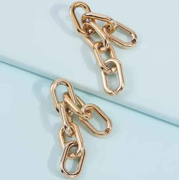Korvakorut, PAPARAZZI | Chunky Gold Chain Earrings
