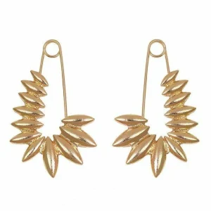 Korvakorut, PAPARAZZI | Gold Safety Pin Hoops