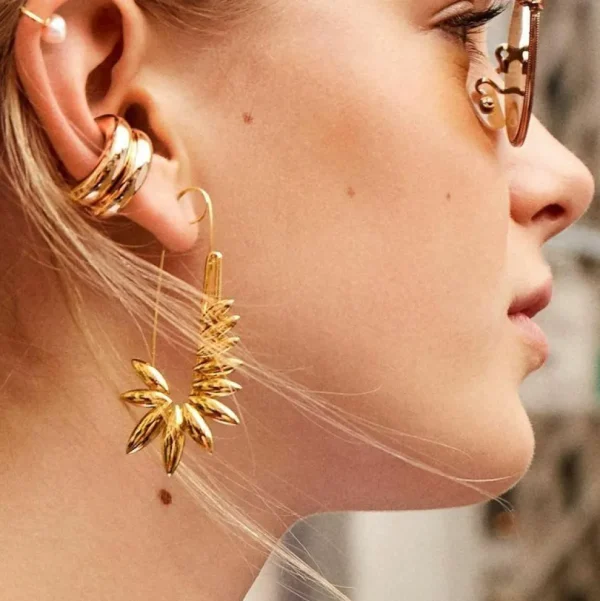 Korvakorut, PAPARAZZI | Gold Safety Pin Hoops
