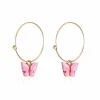 Korvakorut, PAPARAZZI | Large Butterfly Hoops in Light Lilac