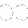 Korvakorut, PAPARAZZI | Light Pearl Hoops -helmirenkaat