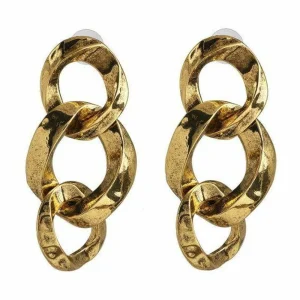 Korvakorut, PAPARAZZI | Wild Oval Gold Chain Earrings