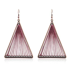 Korvakorut, Retro Bohemian Earrings in Purple