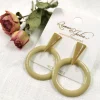 Korvakorut, Simple Round Earrings in Beige