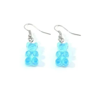 Korvakorut, Turqoise Gummy Bear -turkoosit nallekarkki korvakorut