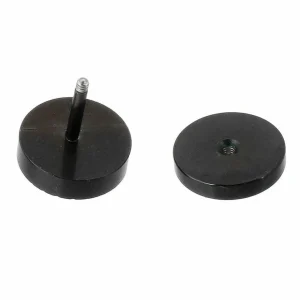 Korvakoru | Thomas Earring -musta feikkiplugi koristeleikkauksin