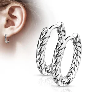 Korvarenkaat, Antique Silver Hoop Rings