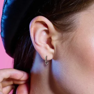 Korvarenkaat, Antique Silver Hoop Rings
