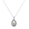 Kristallikaulakoru, ATHENA BRIDAL JEWELLERY | Pearl Teardop