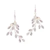 Kristallikorvakorut, ATHENA BRIDAL | Crystal and Opal Twine Earrings
