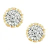 Kristallikorvakorut, ATHENA BRIDAL | Princess Crystal Earrings in Gold