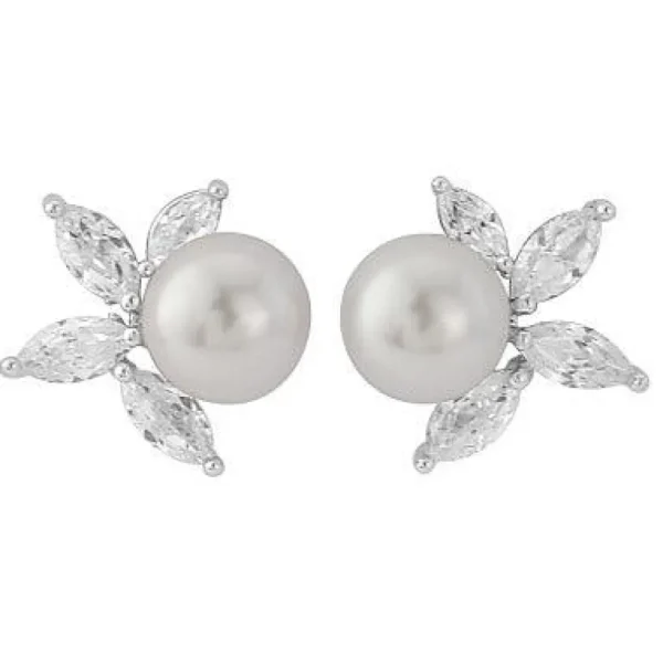 Kristallikorvakorut, ATHENA BRIDAL | Romantic Sophie Earrings with Pearl