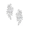 Kristallikorvakorut, ATHENA BRIDAL | Luxurious Flower Earrings