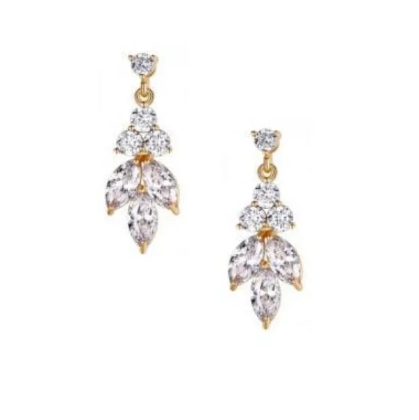Kristallikorvakorut, ATHENA BRIDAL | Dainty Sparkle Drop Earrings