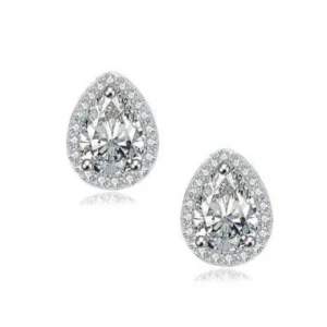 Kristallikorvakorut, ATHENA BRIDAL JEWELLERY | Dainty Teardop