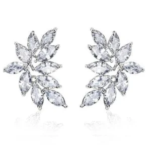 Kristallikorvakorut, ATHENA BRIDAL | Luxurious Cluster Earrings
