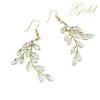 Kristallikorvakorut, ATHENA BRIDAL | Crystal Twine Earrings in GD