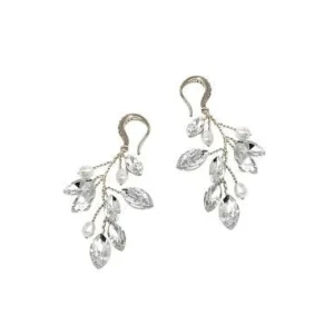 Kristallikorvakorut, ATHENA BRIDAL | Natural Pearl Twine Earrings