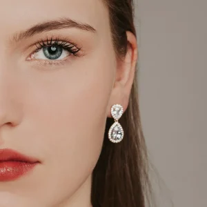 Kristallikorvakorut, FLOLY Paris | Céline (kulta ja hopea)