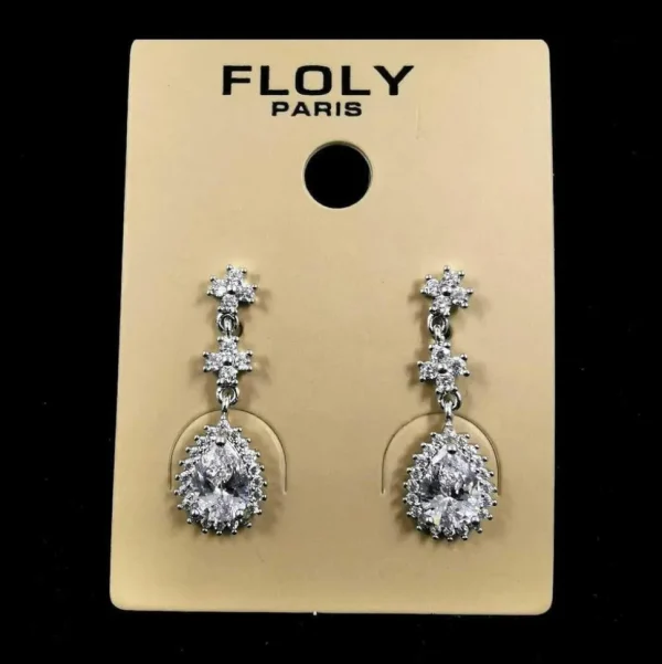 Kristallikorvakorut/FLOLY Paris, Sylvie (kirkas pisara)