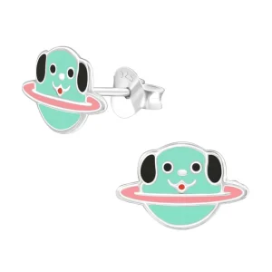 Lasten hopeakorvakorut, Dog Planet -koiraplaneettakorvakorut