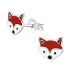 Lasten hopeakorvakorut, Fox Head -kettukorvakorut