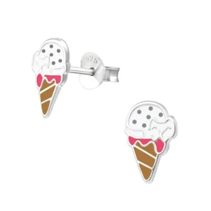 Lasten hopeakorvakorut, Licorice Ice Cream -jäätelökorvakorut