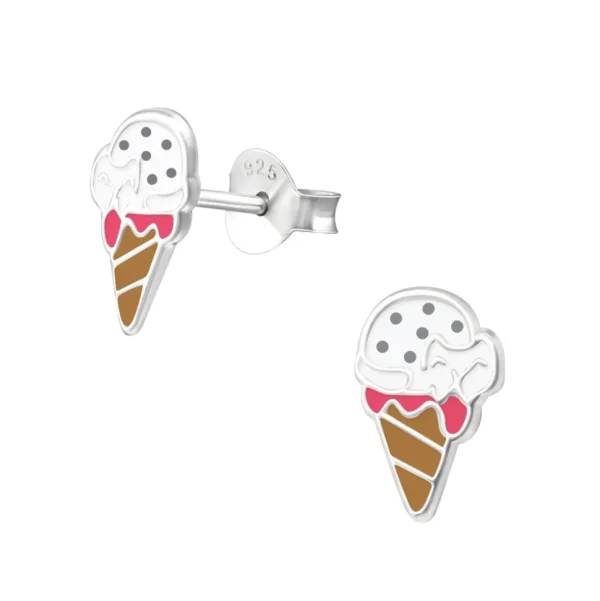 Lasten hopeakorvakorut, Licorice Ice Cream -jäätelökorvakorut