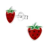 Lasten hopeakorvakorut, Strawberry -mansikkakorvakorut