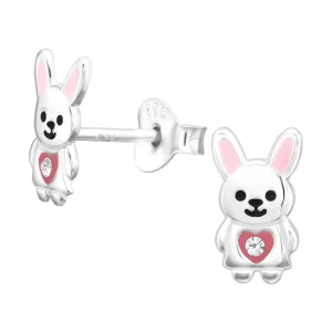 Lasten hopeanapit, Baby Bunnies -pupukorvakorut