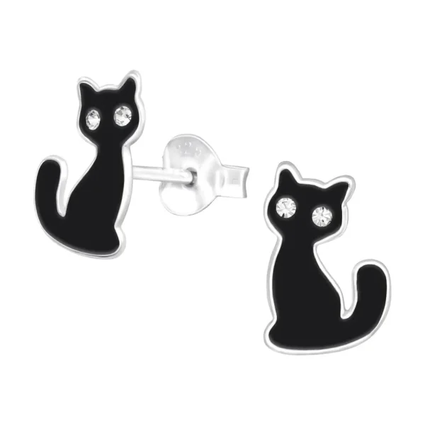 Lasten hopeanapit, Black Cat -mustat kissakorvakorut