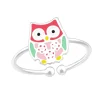 Lasten hopeasormus, Pink Owl -pöllösormus