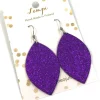 LEMPI-korvakorut, Iisa (glitter violetti)