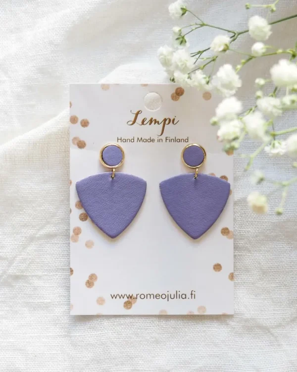 LEMPI-korvakorut, Alisa (tumma laventeli)