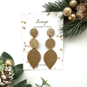 LEMPI®-korvakorut, Armi (kultainen kimallus)