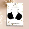 LEMPI®-korvakorut, Frida Mörkönen -mustat kissakorvakorut