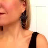 LEMPI-korvakorut, Hetki (musta glitter)