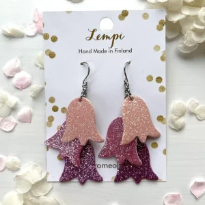 LEMPI®-korvakorut, Keto (vaaleanpunainen-pinkki-lila)