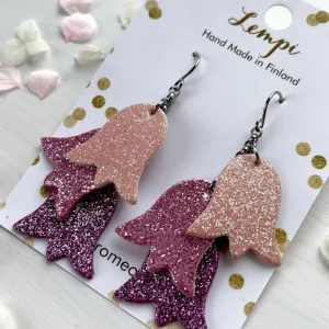 LEMPI®-korvakorut, Keto (vaaleanpunainen-pinkki-lila)
