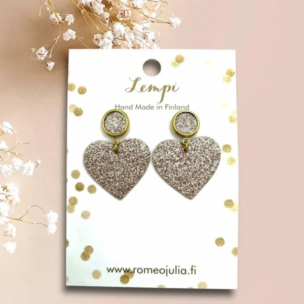 LEMPI®-korvakorut, Lempi (nappi, ruusukulta glitter)