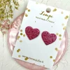 LEMPI-korvakorut, Lempi (ruusuinen pinkki glitter)