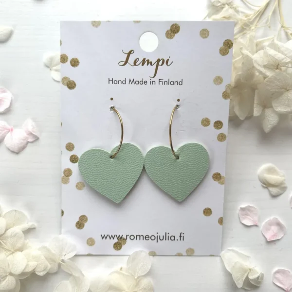 LEMPI®-korvakorut, Lempi-renkaat (kulta-minttu)