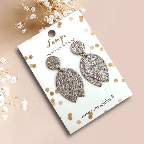 LEMPI®-korvakorut, Nuppu (multicolor - monisävyinen glitter)