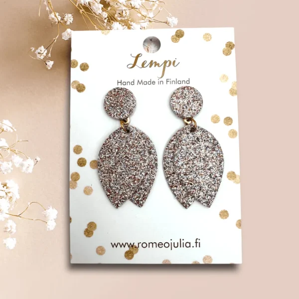 LEMPI®-korvakorut, Nuppu (multicolor - monisävyinen glitter)